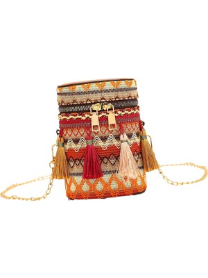 Divine Hippie Boho Crossbody Omuz Çantası (Yurt Dışından)