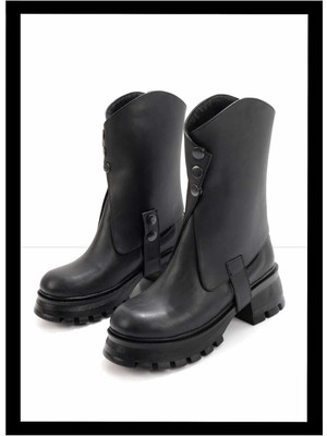 Bambi Siyah  Kadın Bot & Bootie K02411160109