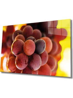 MiraLive Üzüm Cam Tablo Grape