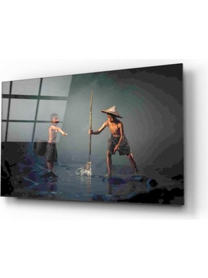 MiraLive Balıkçı Cam Tablo