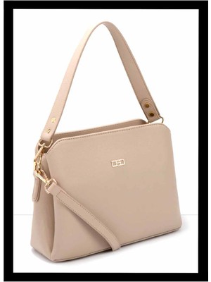 Bambi Bej  Kadın El Çantası C06241305209