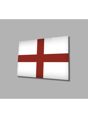 MiraLive Ingiltere Bayrağı Cam Tablo  England Flag
