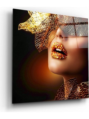 MiraLive Gold Kadın Cam Tablo