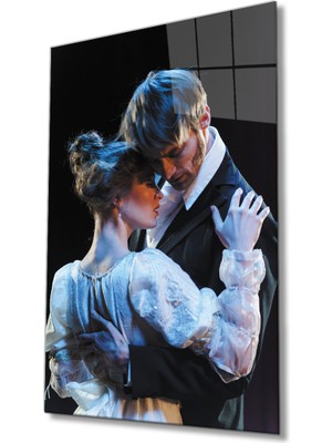 MiraLive Kadınlar Romantik Dans Cam Tablo