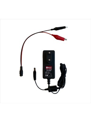 BVS 12 Volt Akü Şarj Cihazı Adaptörü Çocuk Akülü Araba İçin Otomatik Kesicili 12 V