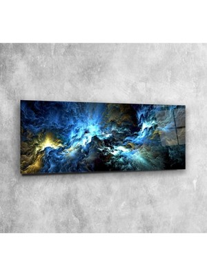 MiraLive Soyut Panoramik Cam Tablo