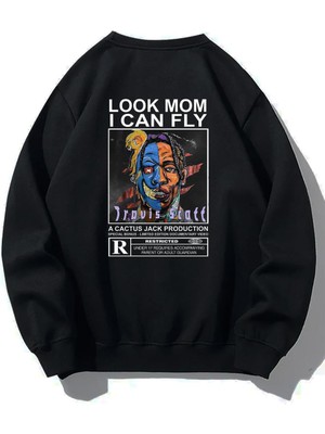 Brz Collection Oversize Look Mom I Can Fly Cactus Jack Sweatshirt