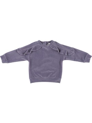 Panço Fırfır Detaylı Sweatshirt