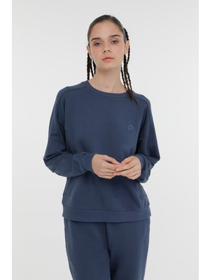 Lotto W-Gıove C Neck Swt 3pr Mavi Kadın Sweatshirt