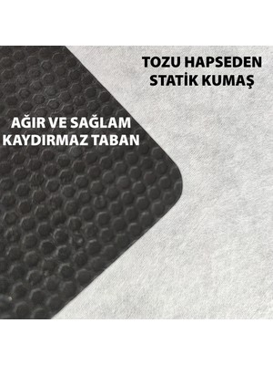 Evaşk Kapı Önü Paspası Vinil Kaymaz Tabanlı