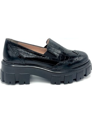 Nostra Shoes Shine  Deri Kadın  Makosen Ayakkabı
