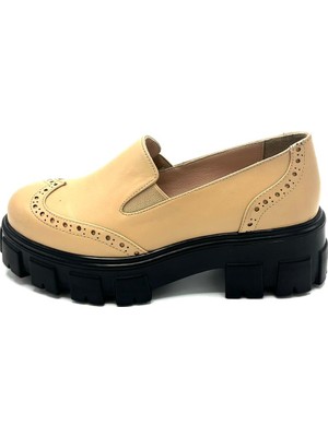 Nostra Shoes Shine  Deri Kadın  Makosen Ayakkabı