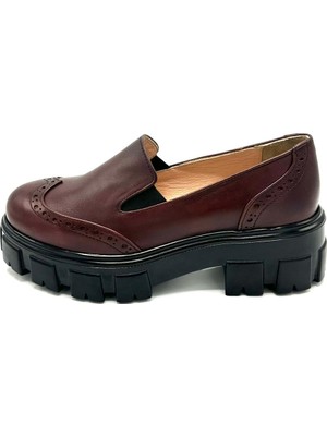 Nostra Shoes Shine  Deri Kadın  Makosen Ayakkabı