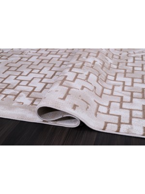 Anatolian Carpet Store Aura 7273D Krem-Bej Makine Halısı