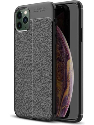 Smart Tech Apple IPhone 11 Pro Deri Görünümlü Firo Silikon Kılıf