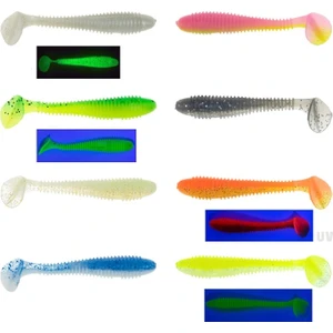 Round Bait 70MM Silikon Balık SB09