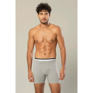 Erdem İç Giyim Erdem Gri Pamuk Elastan Uzun Boxer 1415