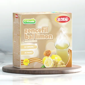 Az Şek. Tek İçim. Zencefil-Bal-Lim. Aro. İçecek Tozu (25 Stick)