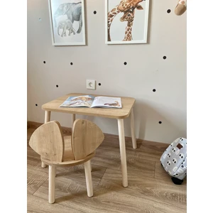 Bthgroup Montessori Aktivite Çocuk Boyama ve Çalışma Etkinlik Masa Sandalye Takımı 1 Masa 1 Sandalye