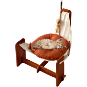 Çam Ağacı Kedi Berjeri - Hamak Beşik - Kedi Evi - Kedi Salıncağı - Kedi Yatağı - Oyun Alanı