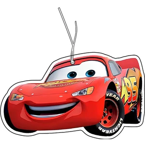 Şimşek Mcqueen Tasarımlı Eğlenceli Dekoratif Oto Araç Kokusu ve Aksesuarı
