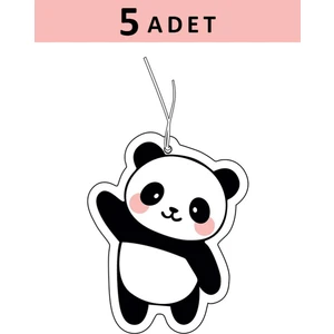 5 Adet Sevimli Panda Tasarımlı Araba Kokusu, Oto Araç Kokusu
