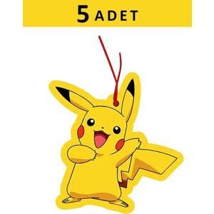 5 Adet Pokemon Pikachu Tasarımlı Araba Kokusu, Oto Araç Kokusu