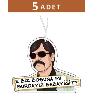5 Adet Kurtlar Vadisi Pala Babayiğit Tasarımlı Araba Kokusu, Oto Araç Kokusu