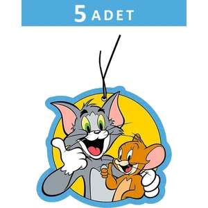 5 Adet Tom ve Jerry Tasarımlı Araba Kokusu, Oto Araç Kokusu