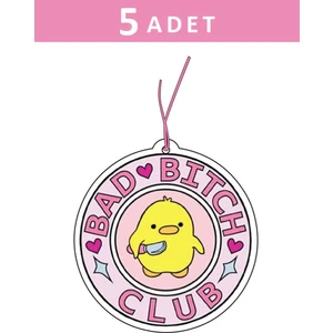 5 Adet Psikopat Civciv Bad Bıtch Clup Tasarımlı Araba Kokusu, Oto Araç Kokusu