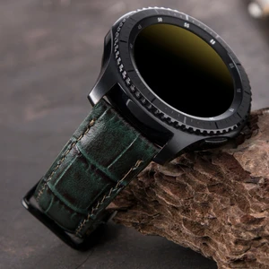 Samsung Galaxy Watch 4 / 5 / 6 / 7 44MM / 40MM / Galaxy Watch 5 Pro 45MM / Galaxy Watch 4 44MM / 40MM / Galaxy Watch 4 Classic 46MM / 42MM 47MM Active 2 40MM / 44MM Uyumlu Deri Kordon