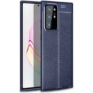 Smart Tech Samsung Galaxy Note 20 Deri Görünümlü Firo Silikon Kılıf