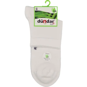 Plus Erkek Bambu Konç Patik Beyaz 12'li