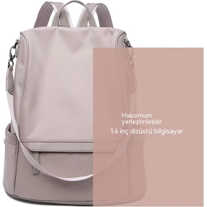 FastDeal Store Oxford Kumaş Sırt Çantası Kadın 2022 Yeni Moda Trendi Vahşi Seyahat Büyük Kapasiteli Okul Çantası Bayan Sırt Çantası (Yurt Dışından)