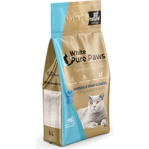 Pure Paws İnce Taneli Marsilya Sabunu Kokulu Doğal Bentonit Kedi Kumu 5 Lt