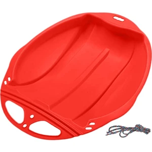Strade Store Kar Kızağı Ağır Hizmet Yokuş Aşağı Kızak Kızak Snowboard Kayak Tahtası Kızak Kırmızı (Yurt Dışından)