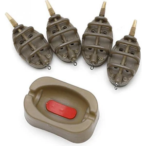 Plastik Inline Yöntemi Besleyici Balıkçılık Aksesuarları 4 Besleyiciler Kalıp Seti Sazan Balıkçılık Platin Balıkçılık Yalak Pesca 15G 20G 25G 35G (Yurt Dışından)