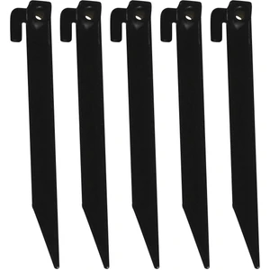 ST Decor 5 Parça Çadır Kazıkları Zemin Çivisi Tente Barınak Tarp Çadır Mandalları Hafif 18 cm Siyah (Yurt Dışından)