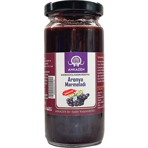 Aronya Marmelatı Ev Yapımı Doğal Meyveli Şekersiz Katkısız 220 gr