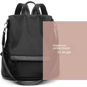 FastDeal Store Oxford Kumaş Sırt Çantası Kadın 2022 Yeni Moda Trendi Vahşi Seyahat Büyük Kapasiteli Okul Çantası Bayan Sırt Çantası (Yurt Dışından)