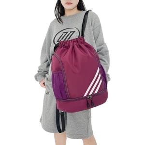 Oxford Kumaş Büzgülü Çanta Ipli Cep Sırt Çantası Büyük Kapasiteli Spor Futbol Çantası Basketbol Çantası Açık Hava Sporları Dağcılık Çantası (Yurt Dışından)