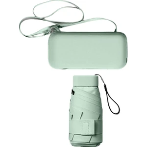 Seyahat Şemsiye Güçlü Hafif Su Geçirmez Kompakt Şemsiye Erkekler Kadınlar Için Açık Yeşil (Yurt Dışından)