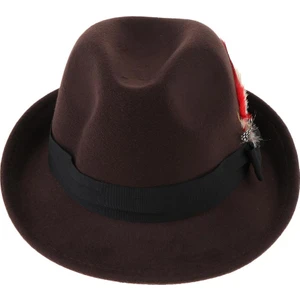 Fedora Ş Yün Tüy Fötr Kadın Ağzı (Yurt Dışından)