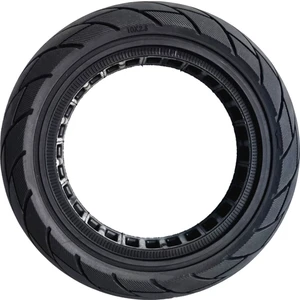 10X2.50-6.5 Içi Boş Katı Lastik Max G30 Elektrikli Scooter 60/70-6.5 Petek Katı Lastik Siyah 1100G (Yurt Dışından)