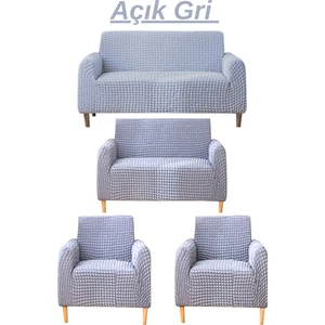 3+2+1+1 Bürümcük Eteksiz, Lastikli, Esnek, Yıkanabilir Koltuk, Kanepe, Çekyat Takımı Örtüsü. Heytgah Koltuk Takımı Kılıfı.