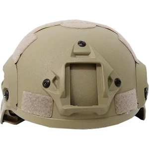 Taktikal Airsoft Paintball Plastik Kask Bej