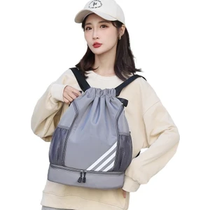 Oxford Kumaş Büzgülü Çanta Ipli Cep Sırt Çantası Büyük Kapasiteli Spor Futbol Çantası Basketbol Çantası Açık Hava Sporları Dağcılık Çantası (Yurt Dışından)