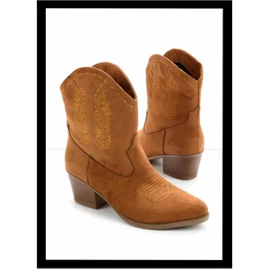 Taba Süet  Kadın Bot & Bootie K02217100902
