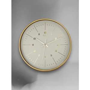 D-218-A-11 Eskitme Kadran 30 cm Sessiz Akar Duvar Saati Gold