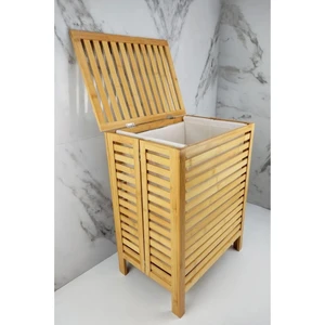Bambu Çamaşır Kirli Sepeti Banyo Düzenleyici – B9123
